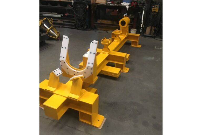 Bâti de montage mécano-soudé réalisé pour Safran dans notre atelier de chaudronnerie.
